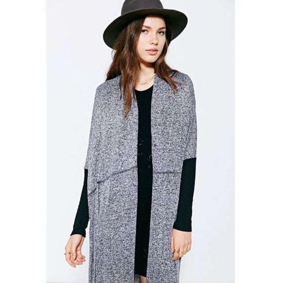 silence + noise Sweaters - Silence + Noise Colorblock Seamed Cardigan Sweater